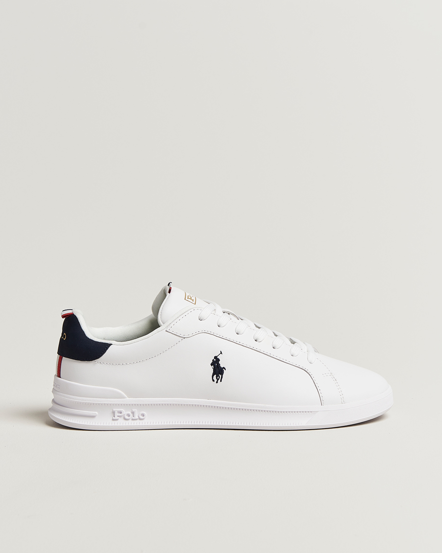 Herre | Sneakers | Polo Ralph Lauren | Heritage Court Sneakers White/Navy/Red