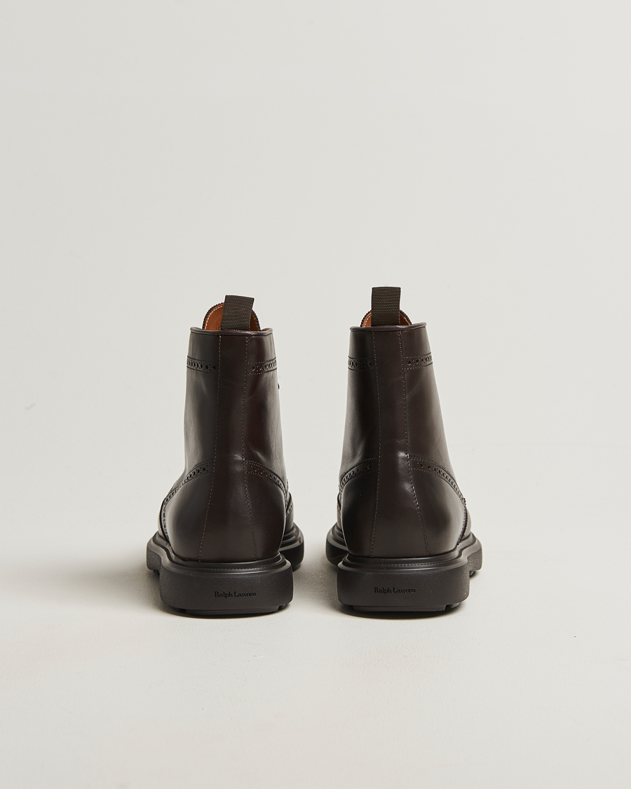 Herre | Støvler | Polo Ralph Lauren | Martelli Brogue Boot Dark Brown Suede