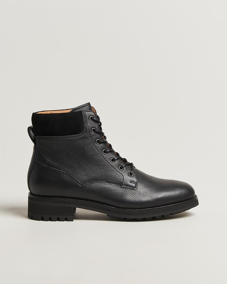 Herre | Støvler | Polo Ralph Lauren | Bryson Mid Boot Black Calf