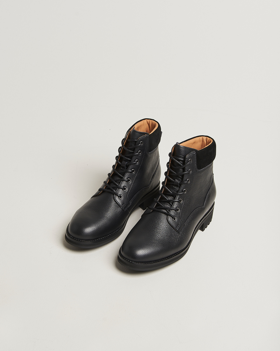 Herre | Støvler | Polo Ralph Lauren | Bryson Mid Boot Black Calf