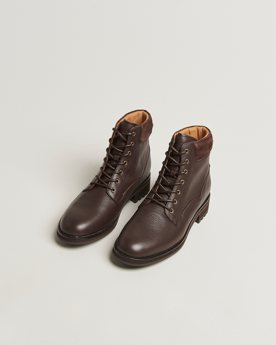 Herre | Støvler | Polo Ralph Lauren | Bryson Mid Boot Dark Brown Calf