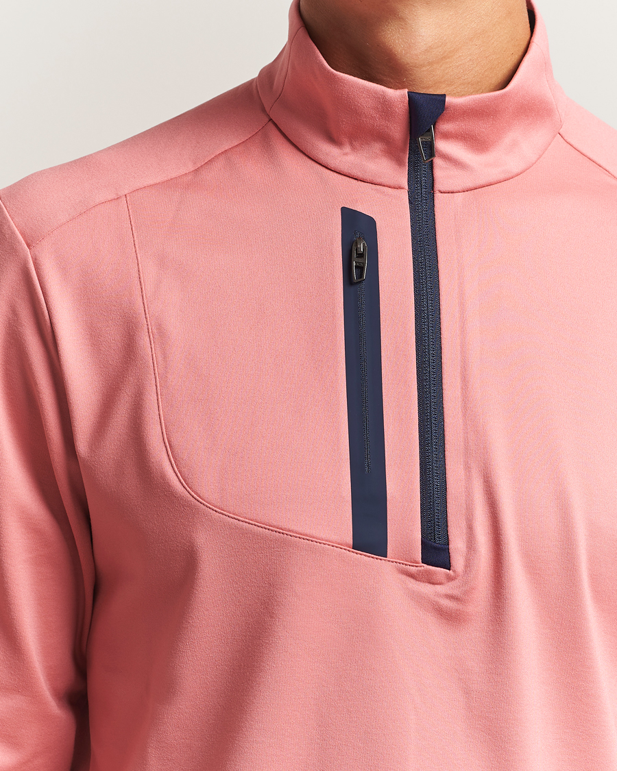 Herre | Trøjer | RLX Ralph Lauren | Luxury Jersey Half Zip Desert Rose