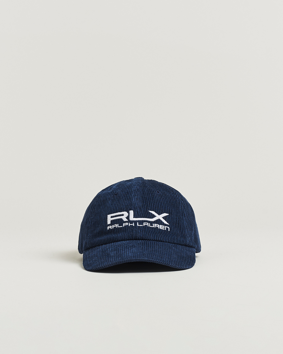 Herre | Hatte & kasketter | RLX Ralph Lauren | Corduroy Cap Refined Navy