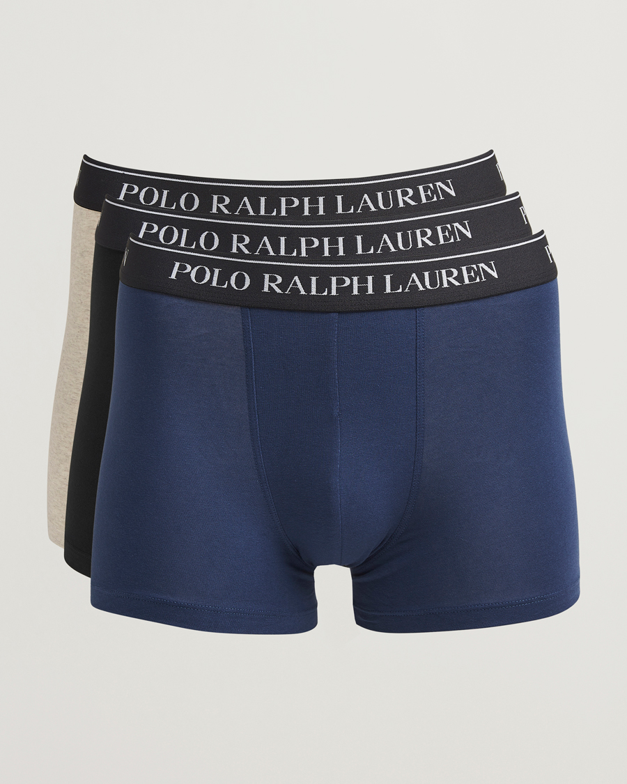 Herre | Undertøj | Polo Ralph Lauren | 3-Pack Trunk Navy/Beige/Black