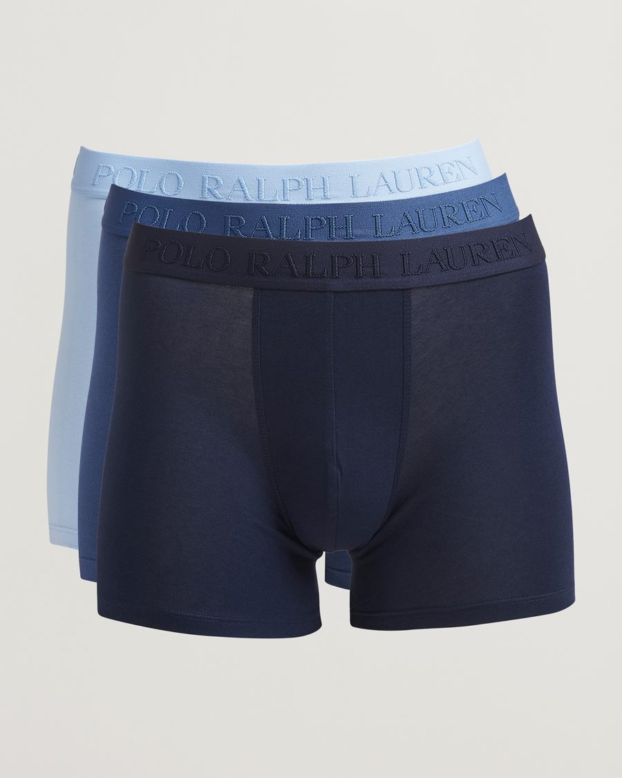 Herre | Undertøj | Polo Ralph Lauren | 3-Pack Boxer Briefs Blue
