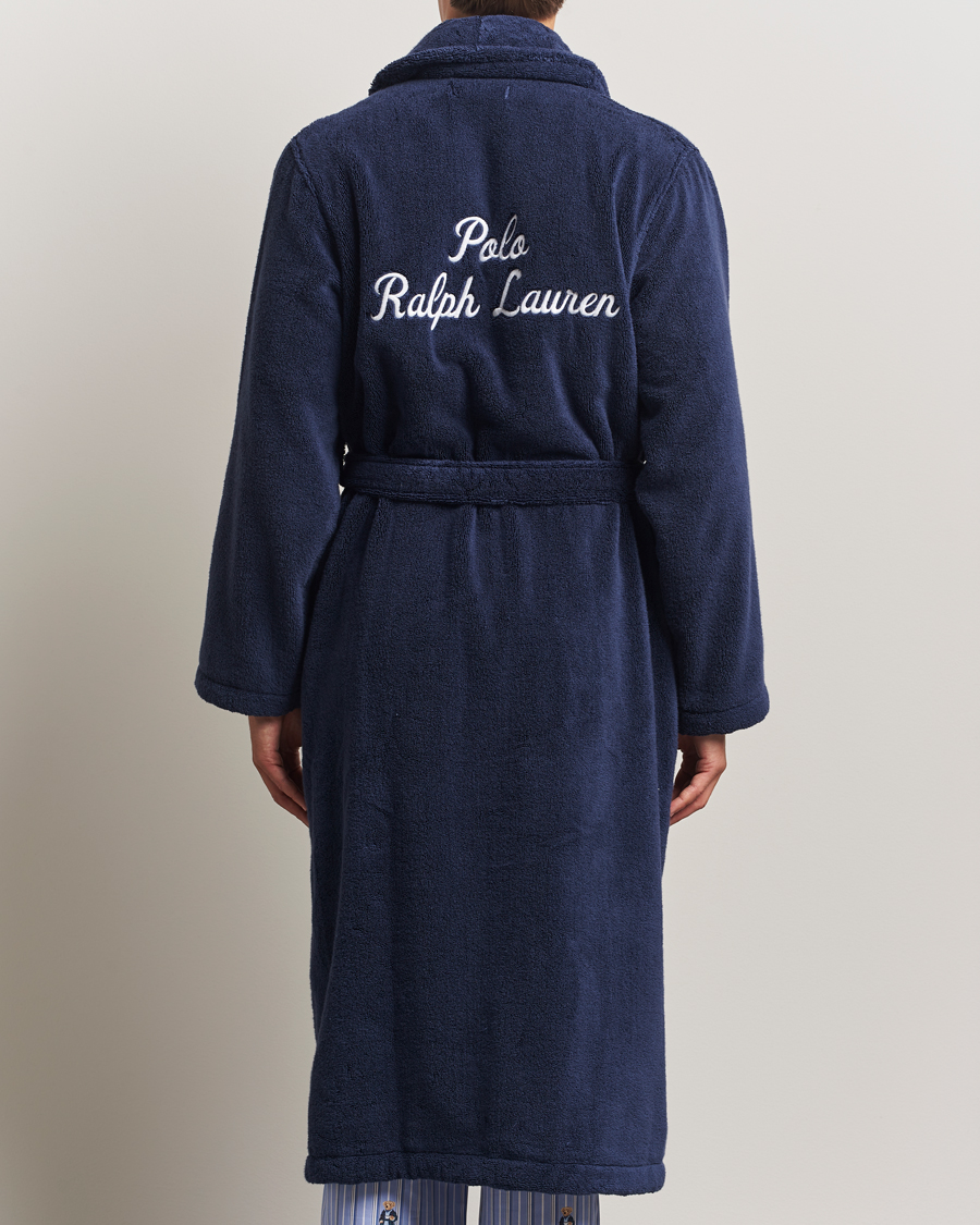Herre | Pyjamas & Morgenkåber | Polo Ralph Lauren | Cotton Terry Logo Robe Cruise Navy