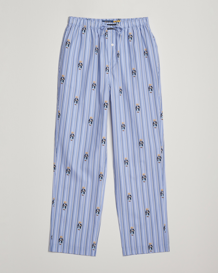 Herre | Pyjamas & Morgenkåber | Polo Ralph Lauren | Cotton Striped Pyjama Pants Blue