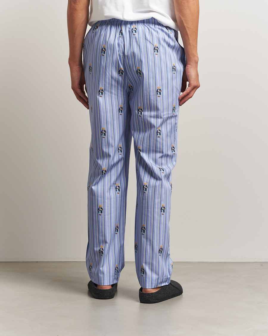 Herre | Pyjamas & Morgenkåber | Polo Ralph Lauren | Cotton Striped Pyjama Pants Blue