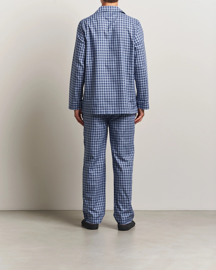 Herre | Pyjamas & Morgenkåber | Polo Ralph Lauren | Cotton Checked Pyjama Set Navy