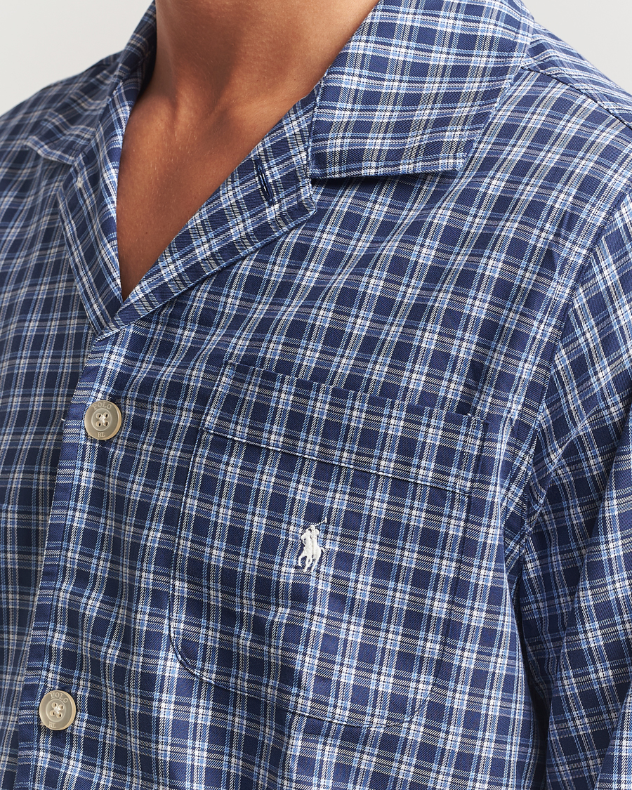 Herre | Pyjamas & Morgenkåber | Polo Ralph Lauren | Cotton Checked Pyjama Set Navy