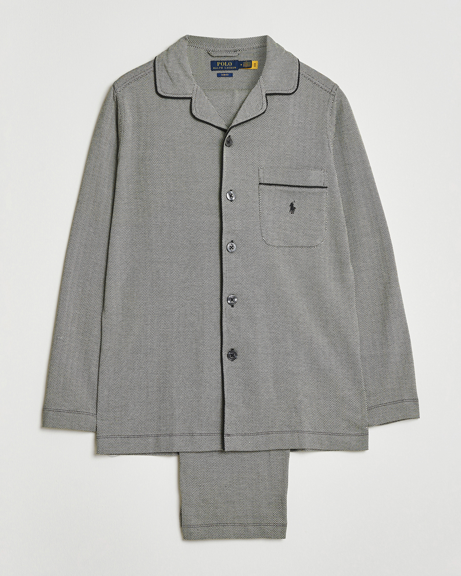 Herre | Pyjamas & Morgenkåber | Polo Ralph Lauren | Cotton Lounge Set Black/Cream