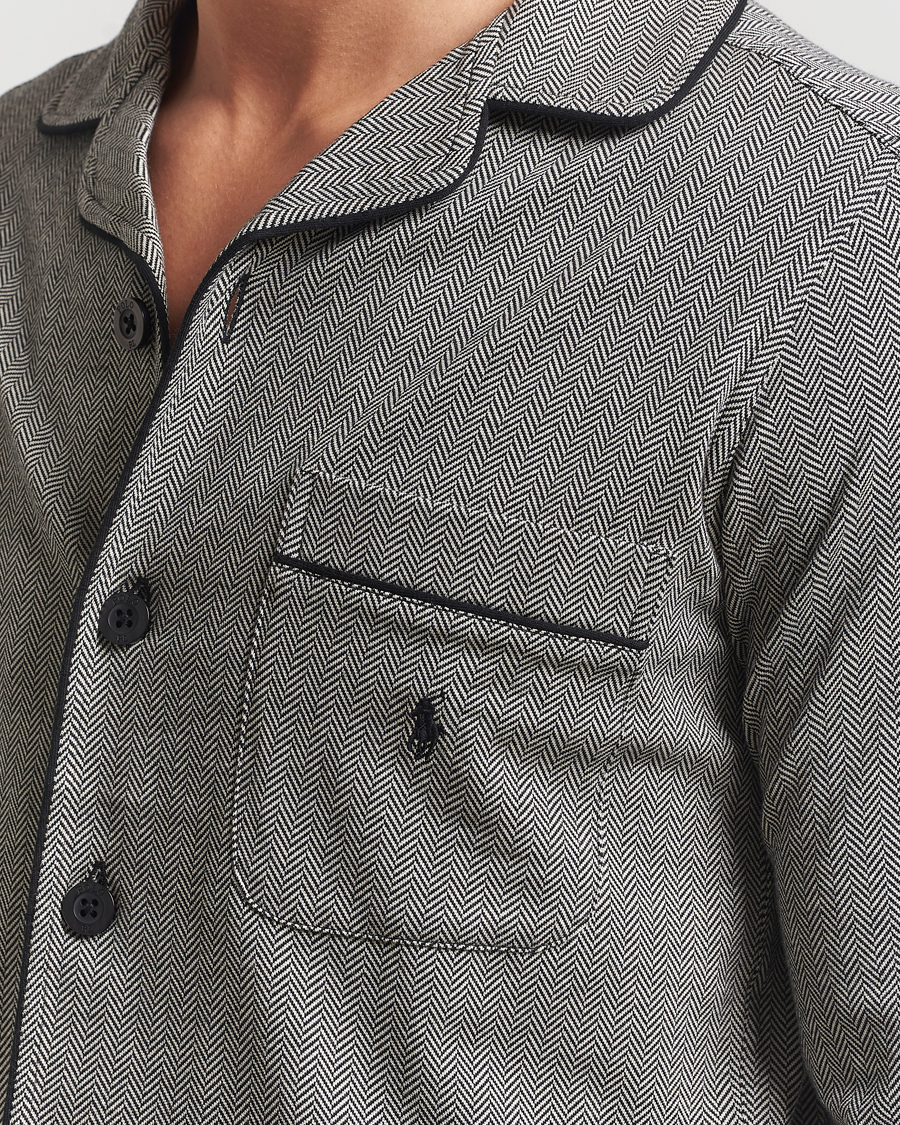 Herre | Pyjamas & Morgenkåber | Polo Ralph Lauren | Cotton Lounge Set Black/Cream