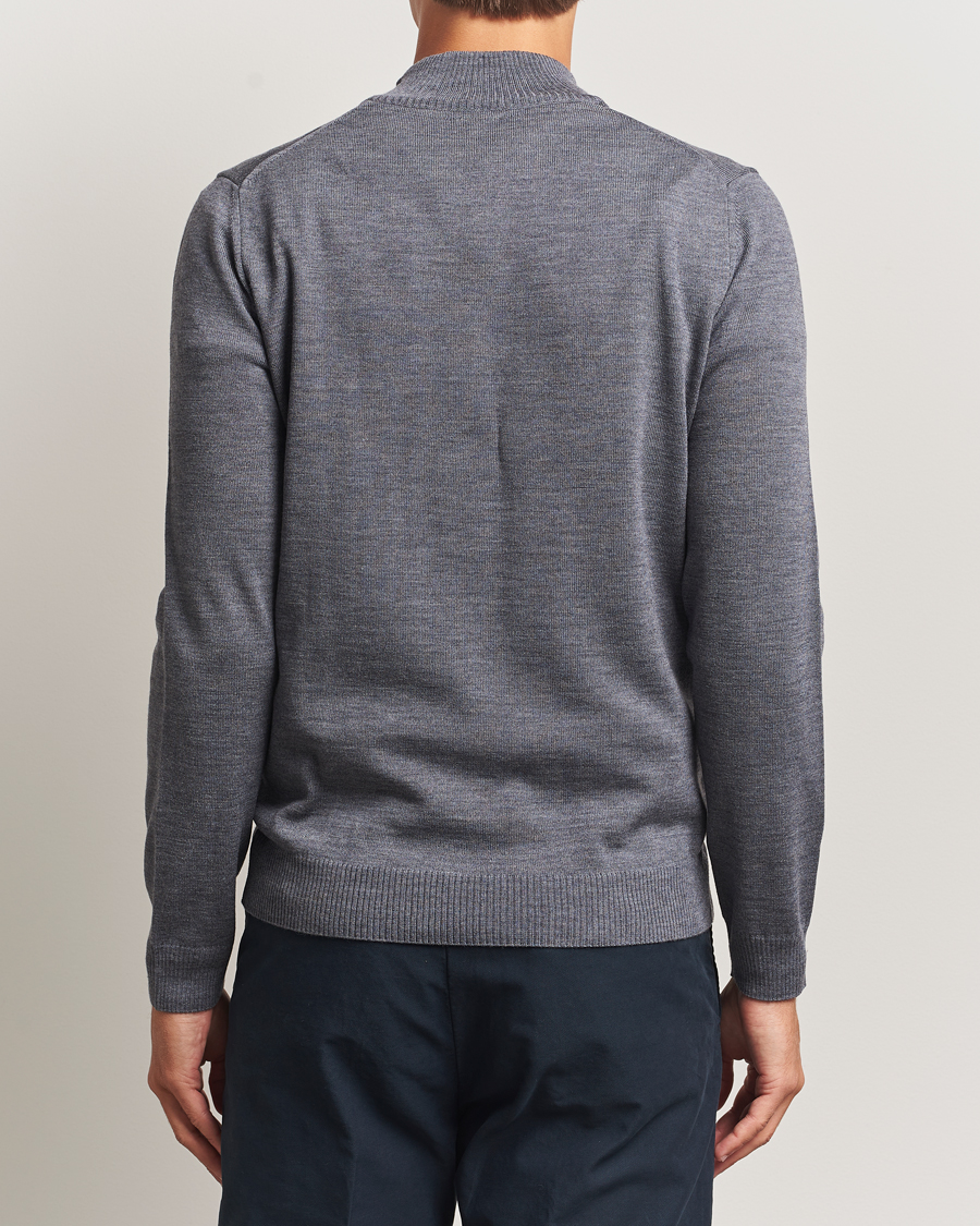 Herre | Trøjer | Stenströms | Merino Half-Zip Grey