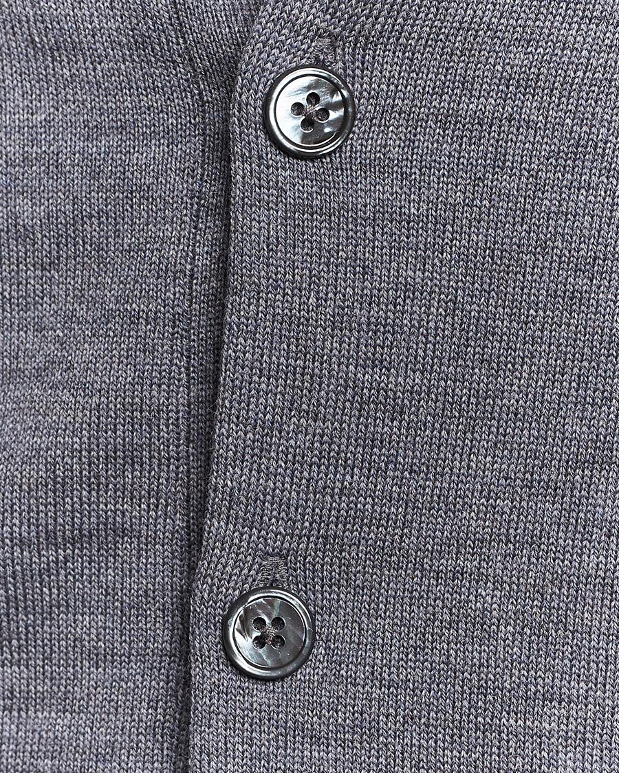 Herre | Trøjer | Stenströms | Merino Pocket Cardigan Grey
