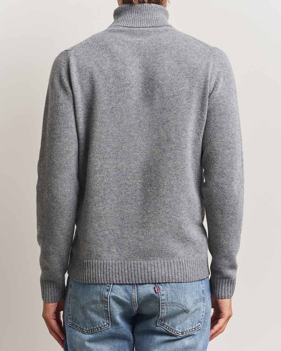 Herre | Trøjer | Stenströms | Brushed Merino Rollneck Grey