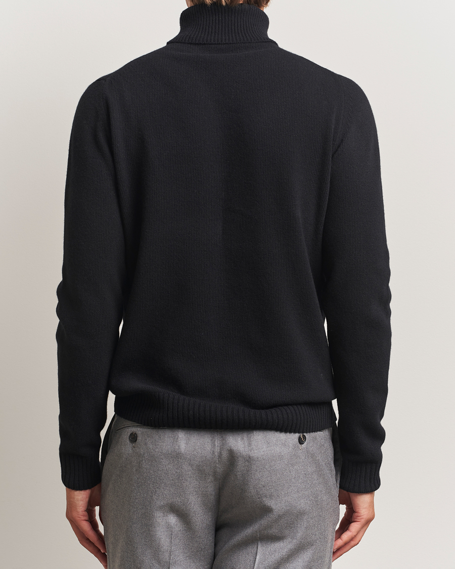 Herre | Trøjer | Stenströms | Brushed Merino Rollneck Black