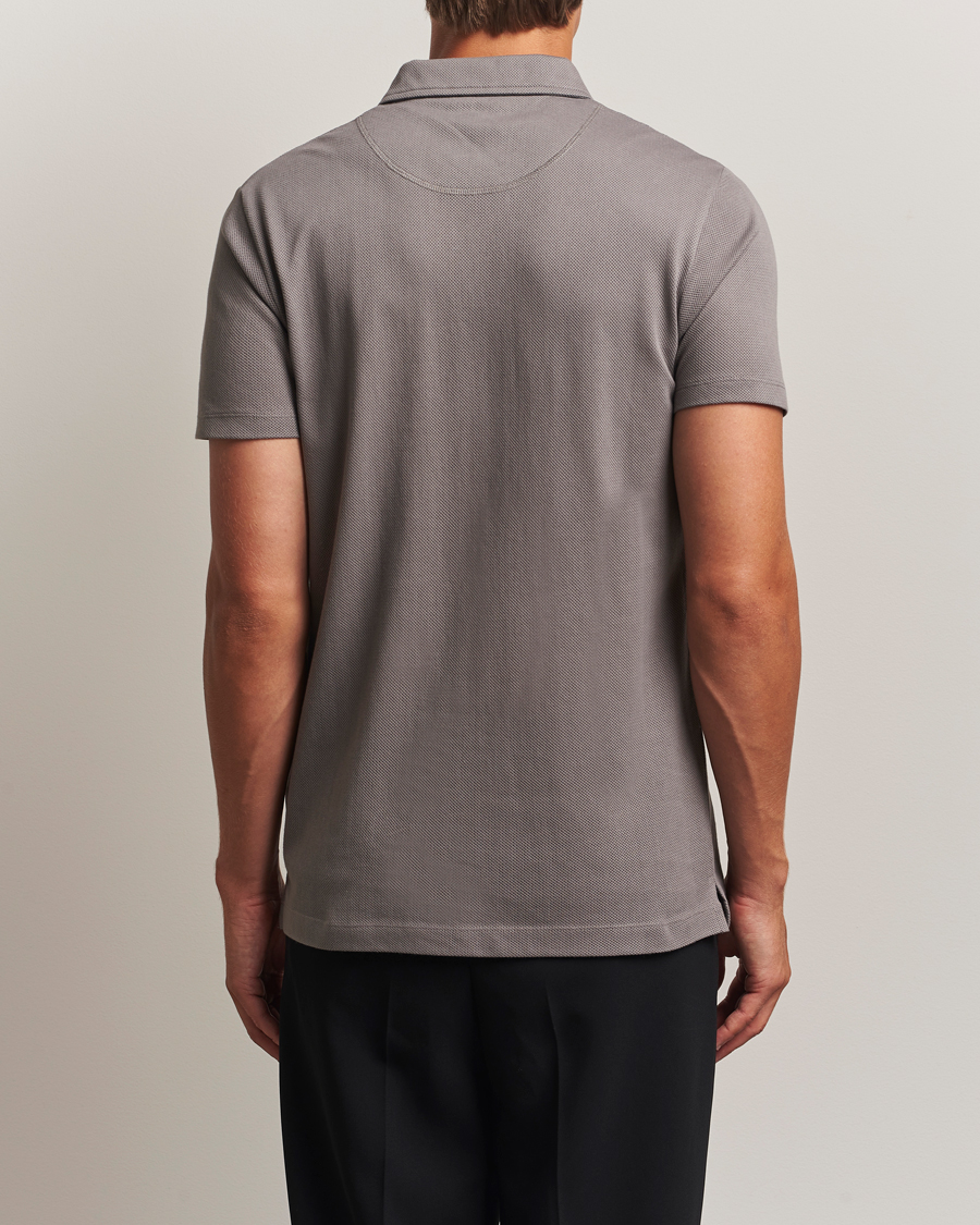 Herre | Polotrøjer | Sunspel | Riviera Polo Shirt Iron Grey