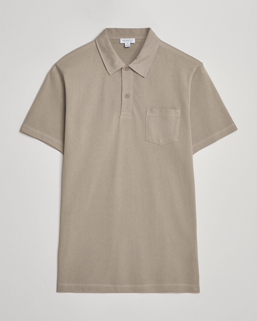 Herre | Polotrøjer | Sunspel | Riviera Polo Shirt Fog