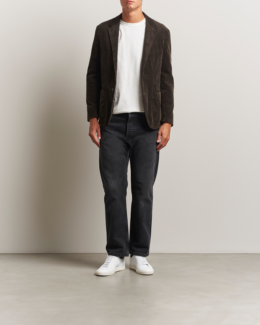 Herre | Blazere & jakker | Sunspel | Relaxed Corduroy Blazer Coffee