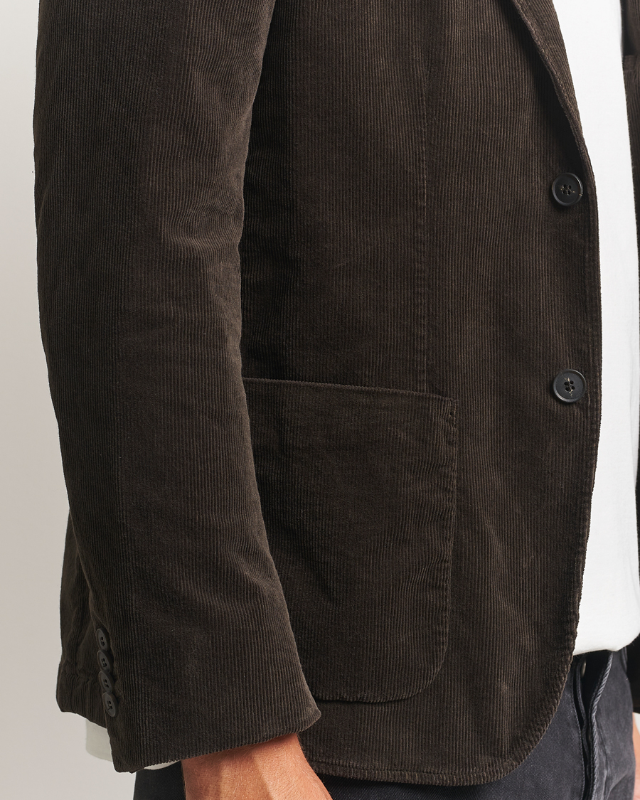 Herre | Blazere & jakker | Sunspel | Relaxed Corduroy Blazer Coffee