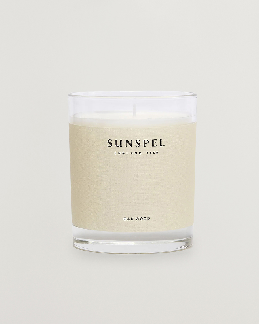 Herre | Duftlys | Sunspel | Oakwood Candle 185g