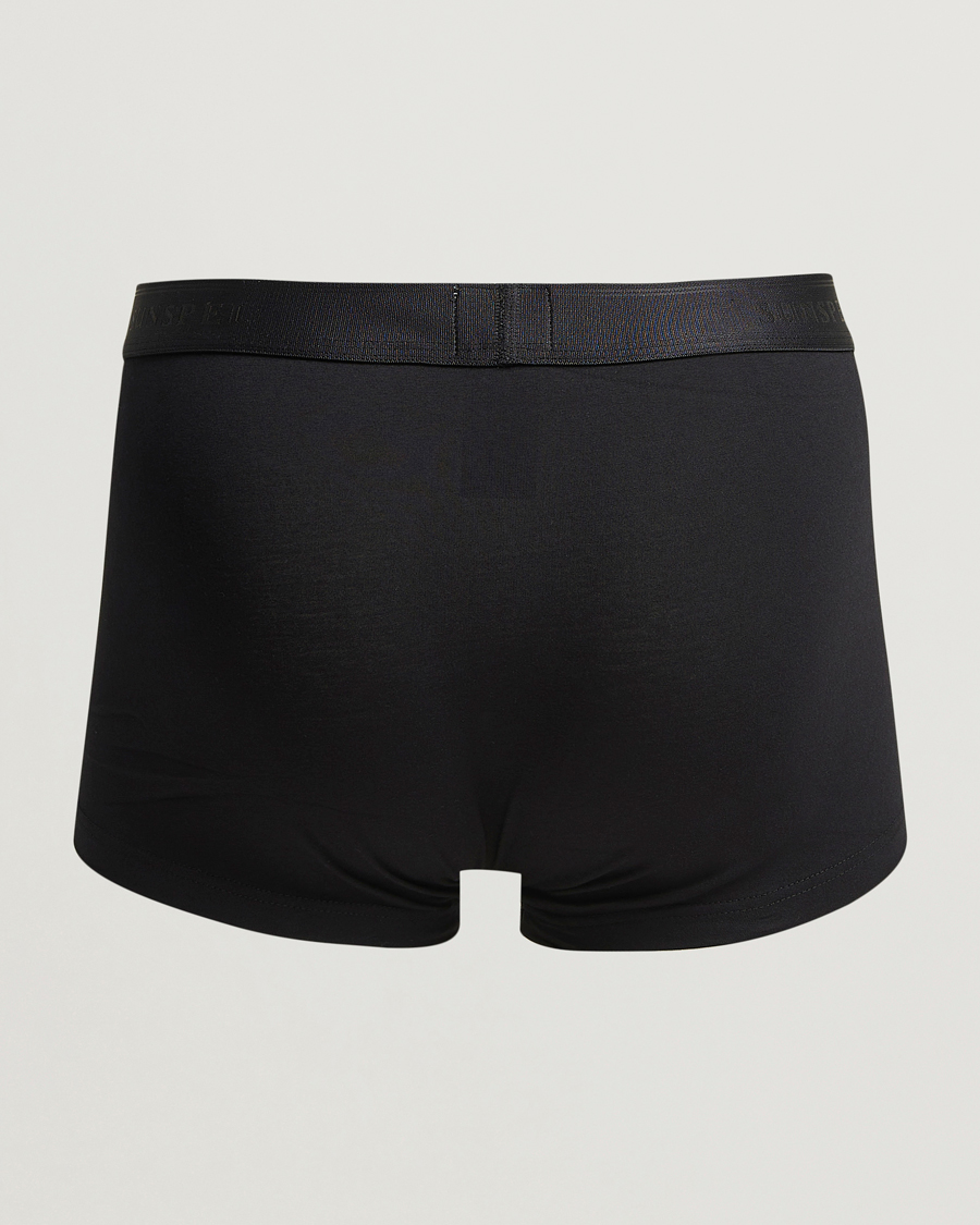 Herre | Undertøj | Sunspel | 3-Pack Cotton Stretch Trunk Black