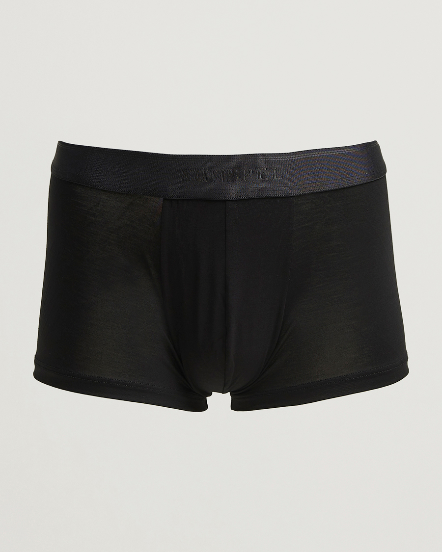 Herre | Undertøj | Sunspel | Tencel Stretch Trunk Black
