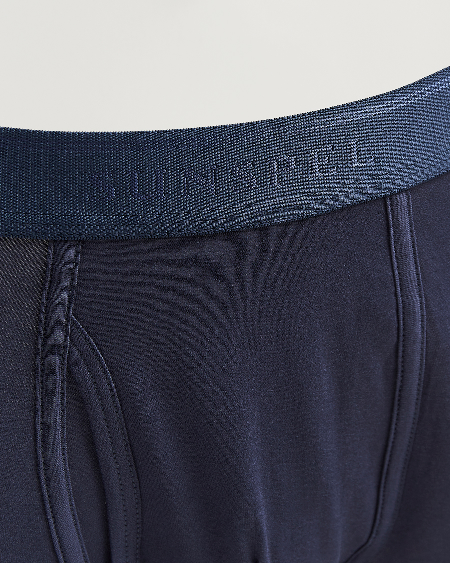 Herre | Undertøj | Sunspel | Superfine Cotton Trunk Navy