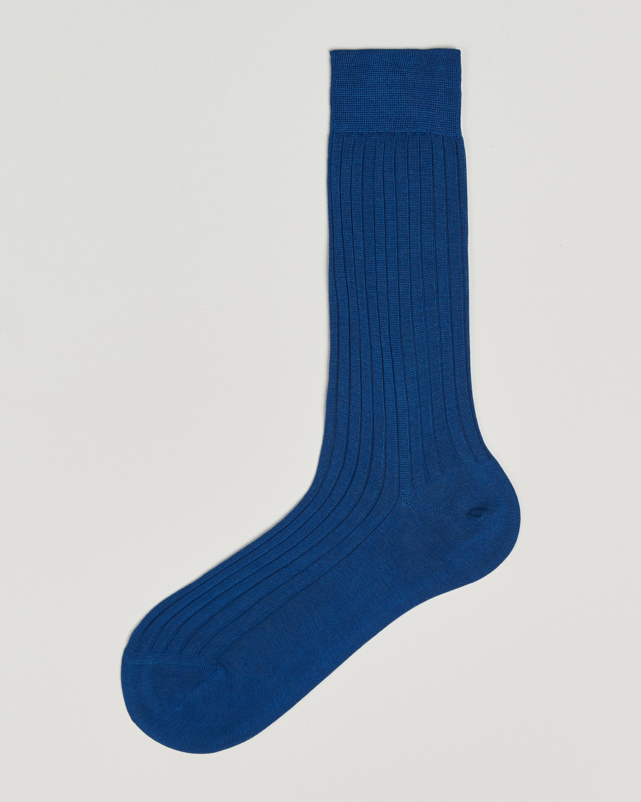 Herre | Undertøj | Bresciani | Cotton Ribbed Short Blue Melange