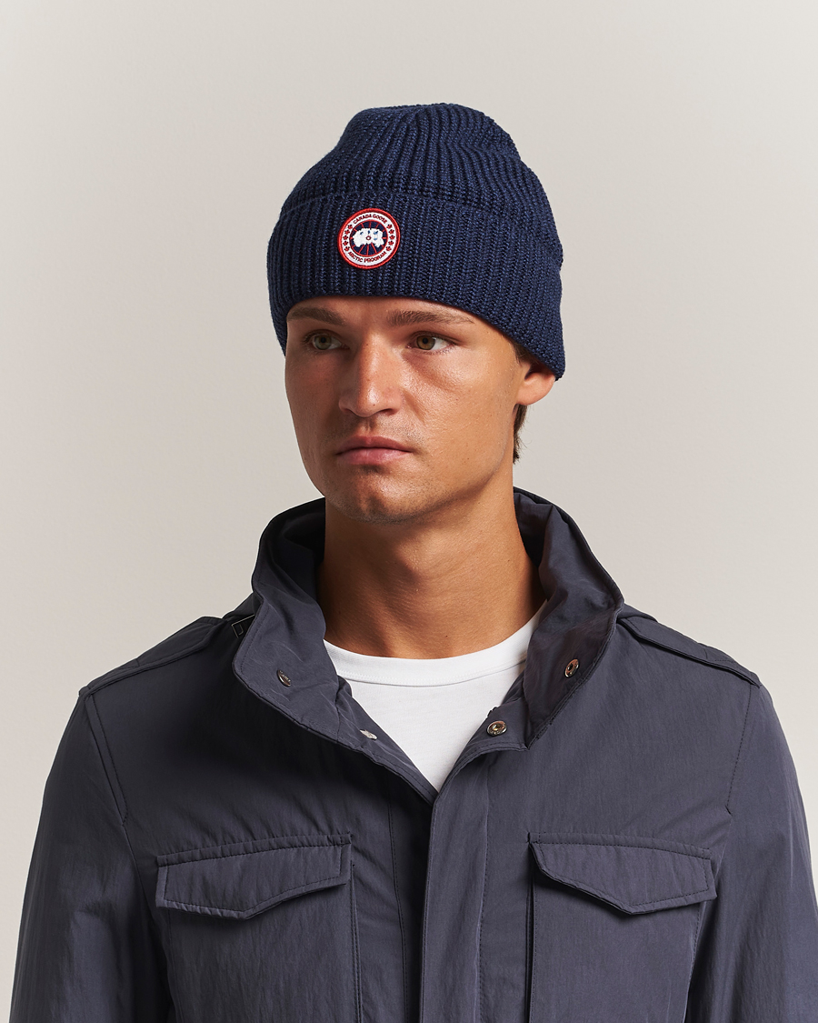 Herre | Huer | Canada Goose | Rib Toque Navy Heather