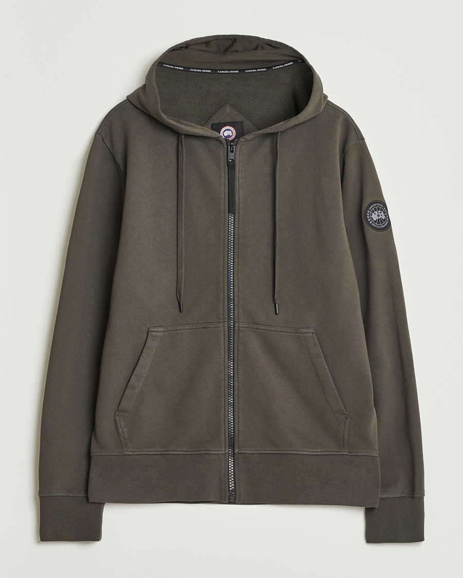 Herre | Trøjer | Canada Goose Black Label | Huron Full Zip Hoodie Volcano
