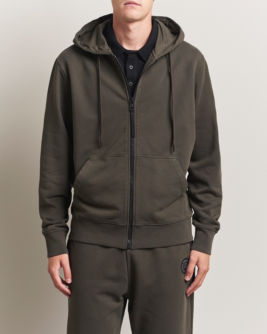 Herre | Trøjer | Canada Goose Black Label | Huron Full Zip Hoodie Volcano