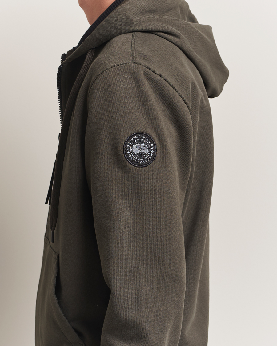 Herre | Trøjer | Canada Goose Black Label | Huron Full Zip Hoodie Volcano