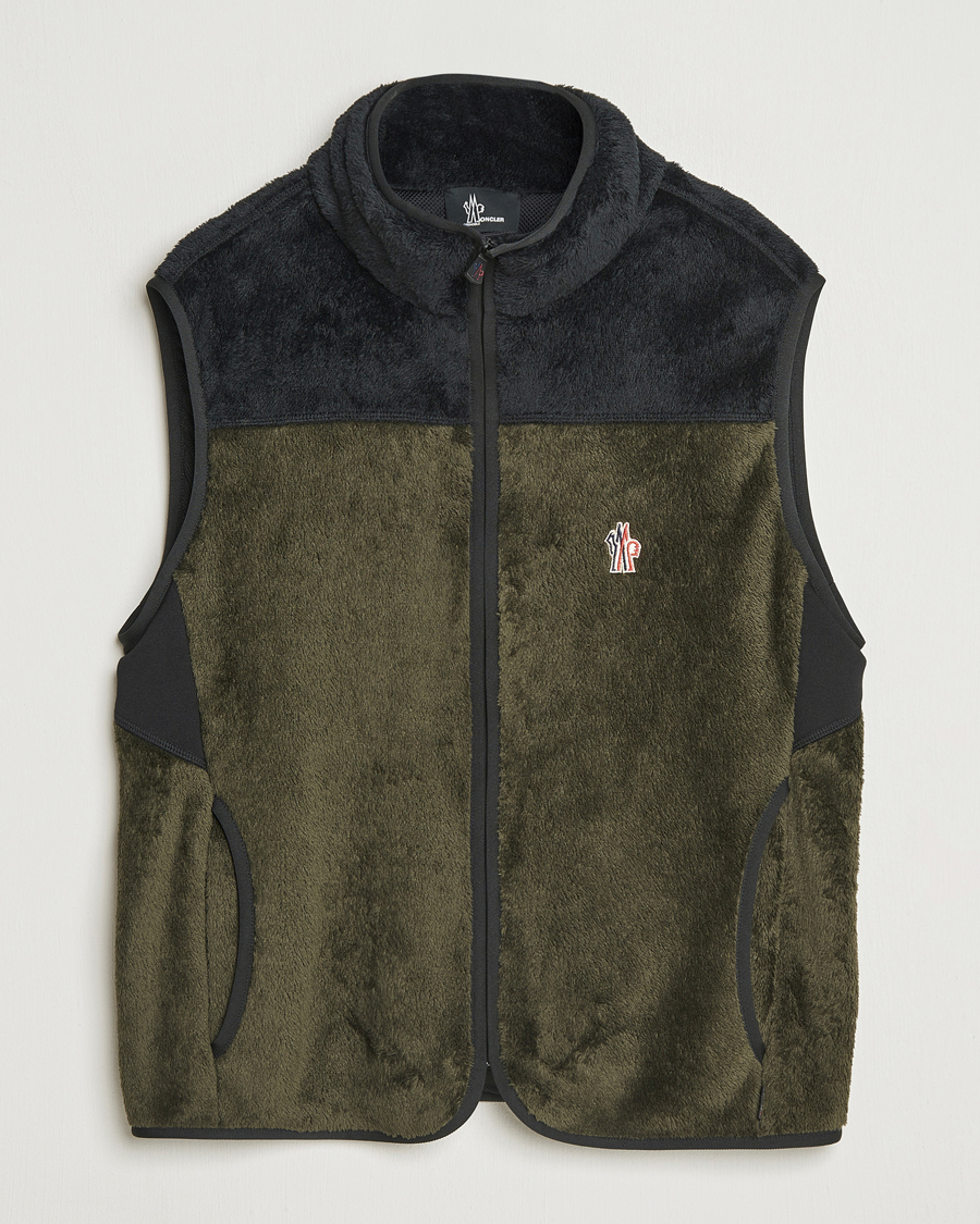 Herre | Veste | Moncler Grenoble | Insulated Fleece Vest Forest Green