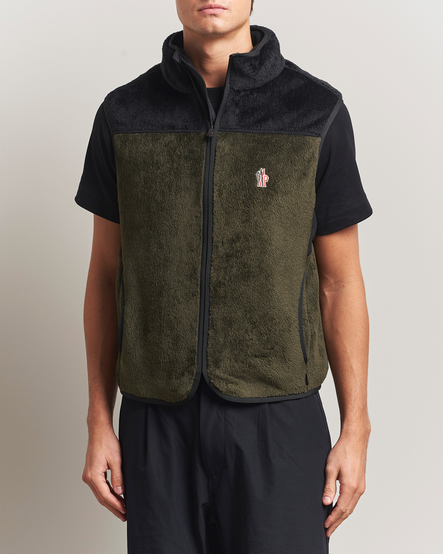 Herre | Veste | Moncler Grenoble | Insulated Fleece Vest Forest Green