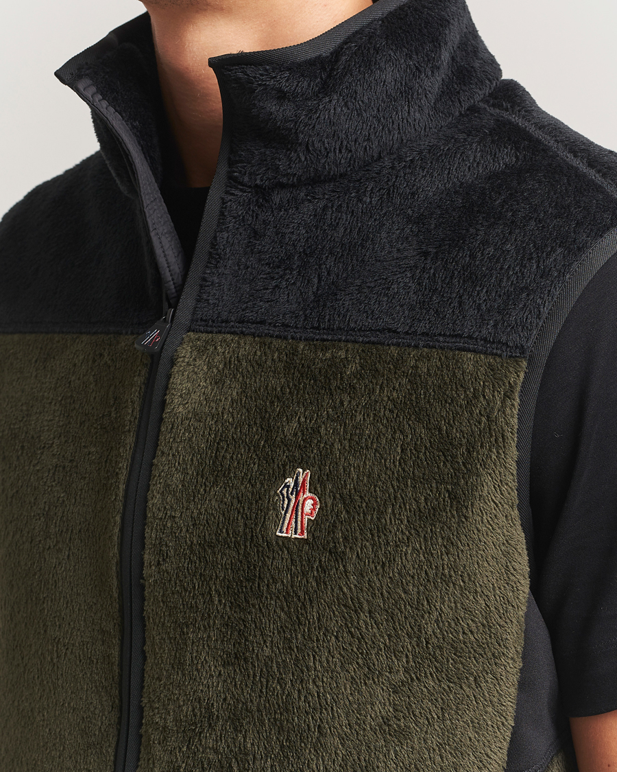 Herre | Jakker | Moncler Grenoble | Insulated Fleece Vest Forest Green