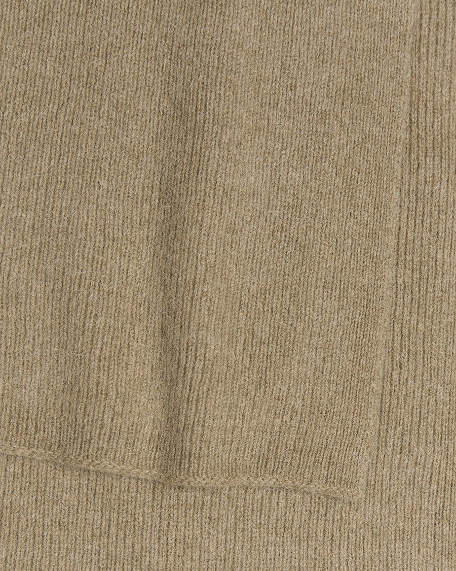 Herre | Halstørklæder | Le Bonnet | Lambswool/Caregora Scarf Clay