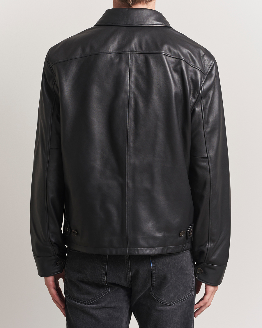 Herre | Jakker | Polo Ralph Lauren | Maxwell Windbreaker Leather Jacket Polo Black