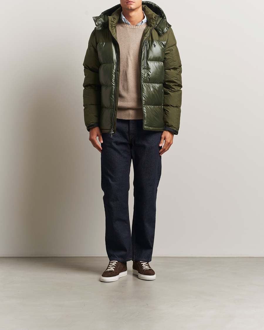 Herre | Jakker | Polo Ralph Lauren | Gorham Mixed Glossy Down Jacket Dark Loden