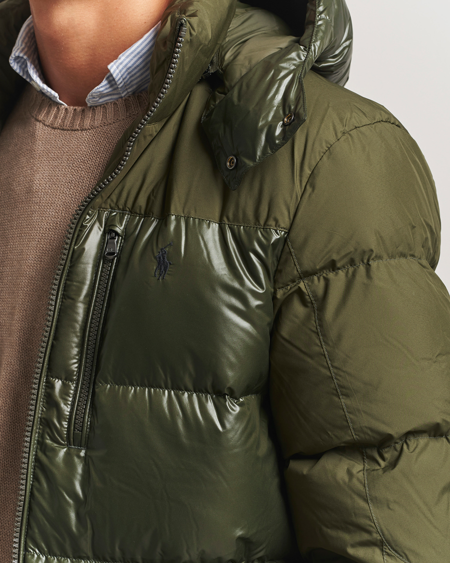 Herre | Jakker | Polo Ralph Lauren | Gorham Mixed Glossy Down Jacket Dark Loden