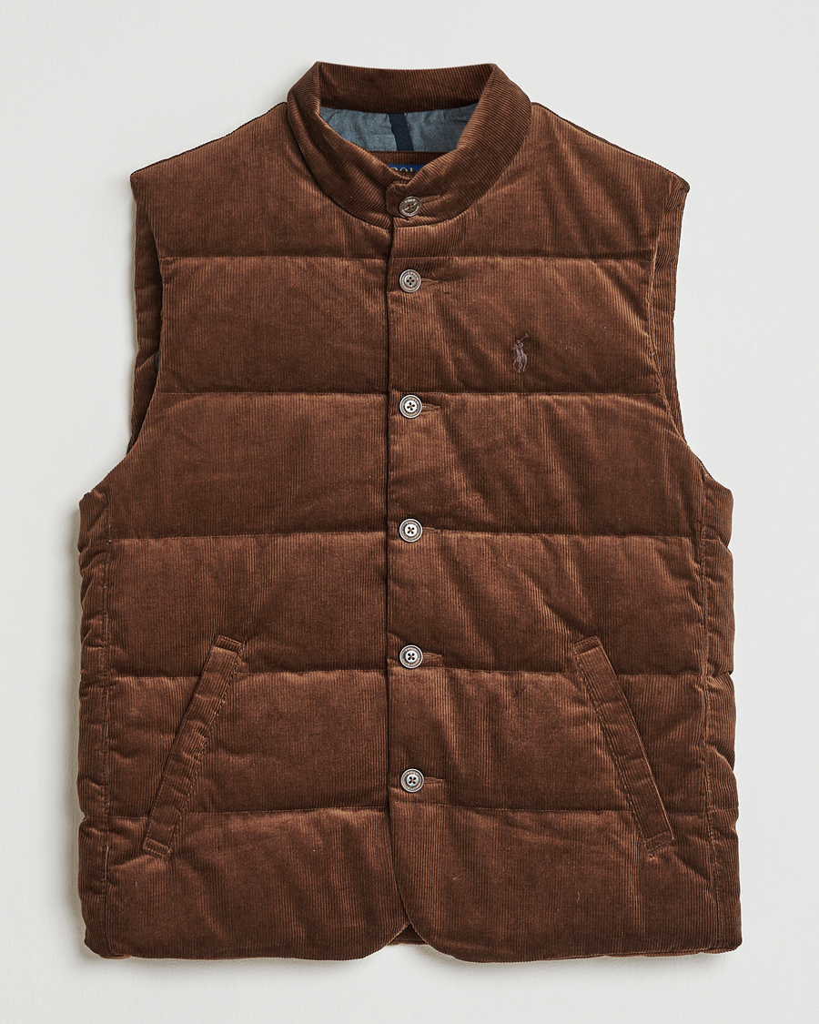 Herre | Veste | Polo Ralph Lauren | Quilted Corduroy Vest Pale Russet