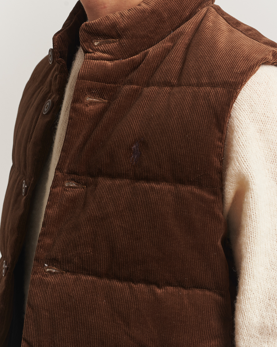 Herre | Veste | Polo Ralph Lauren | Quilted Corduroy Vest Pale Russet