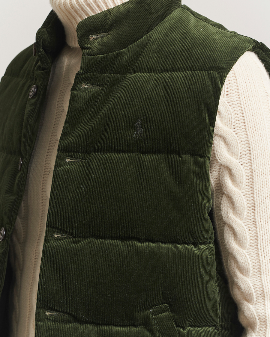 Herre | Veste | Polo Ralph Lauren | Quilted Corduroy Vest Country Olive