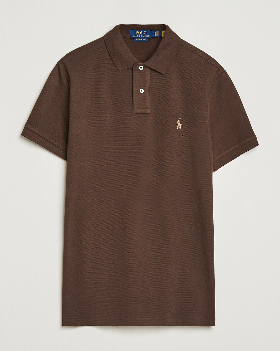 Herre | Polotrøjer | Polo Ralph Lauren | Custom Slim Fit Polo Nutmeg Brown