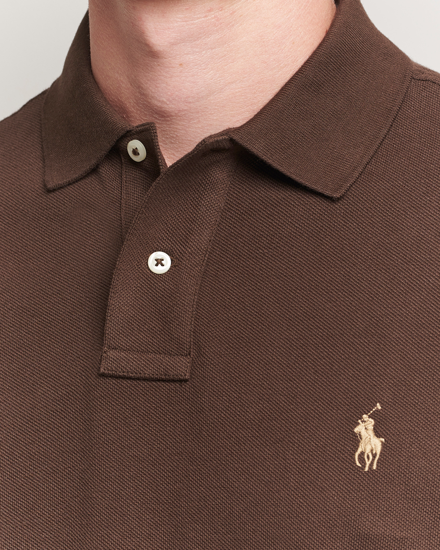 Herre | Polotrøjer | Polo Ralph Lauren | Custom Slim Fit Polo Nutmeg Brown