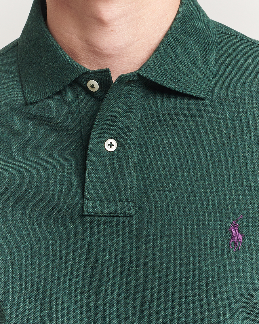 Herre | Polotrøjer | Polo Ralph Lauren | Custom Slim Fit Polo Scotch Pine Heather