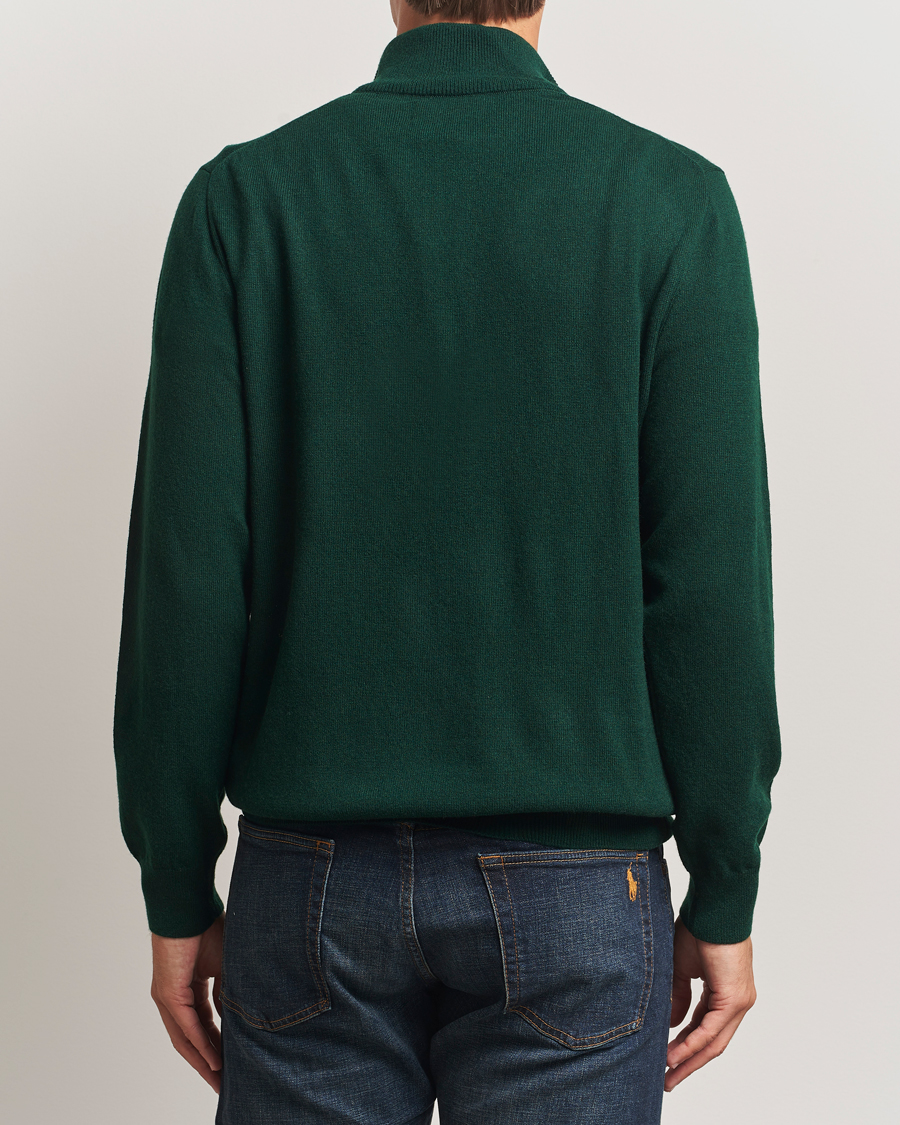 Herre | Trøjer | Polo Ralph Lauren | Merino Half-Zip Sweater Moss Agate