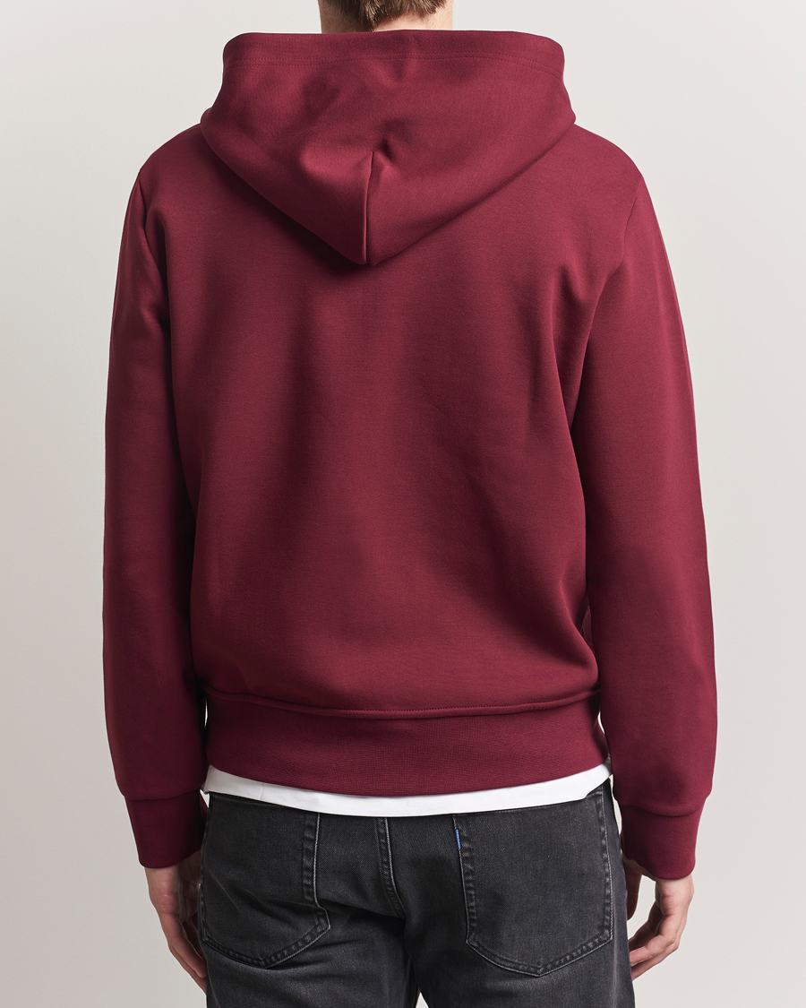 Herre | Trøjer | Polo Ralph Lauren | Double Knitted Full-Zip Hoodie Classic Wine