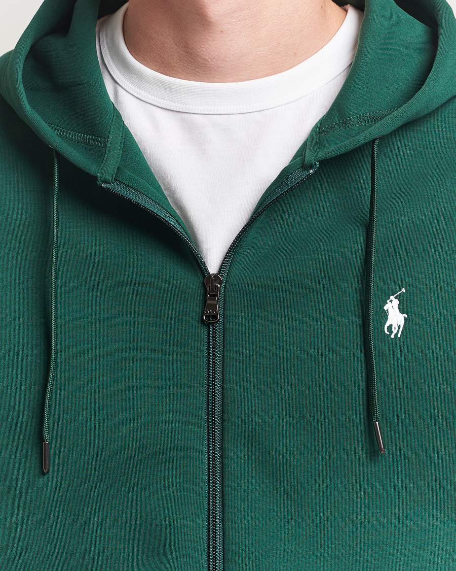 Herre | Trøjer | Polo Ralph Lauren | Double Knitted Full-Zip Hoodie Vintage Pine
