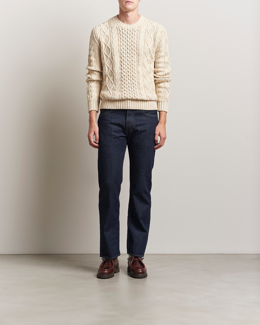 Herre | Trøjer | Polo Ralph Lauren | Cotton Marl Pullover Oatmeal